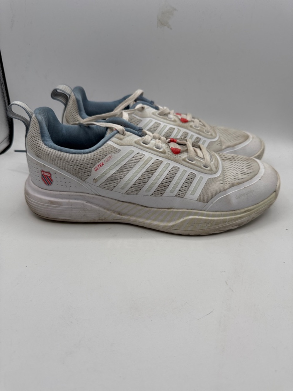 K Swiss Ultra Court pickle ball women’s 9.5 White Athletic Sneakers S8